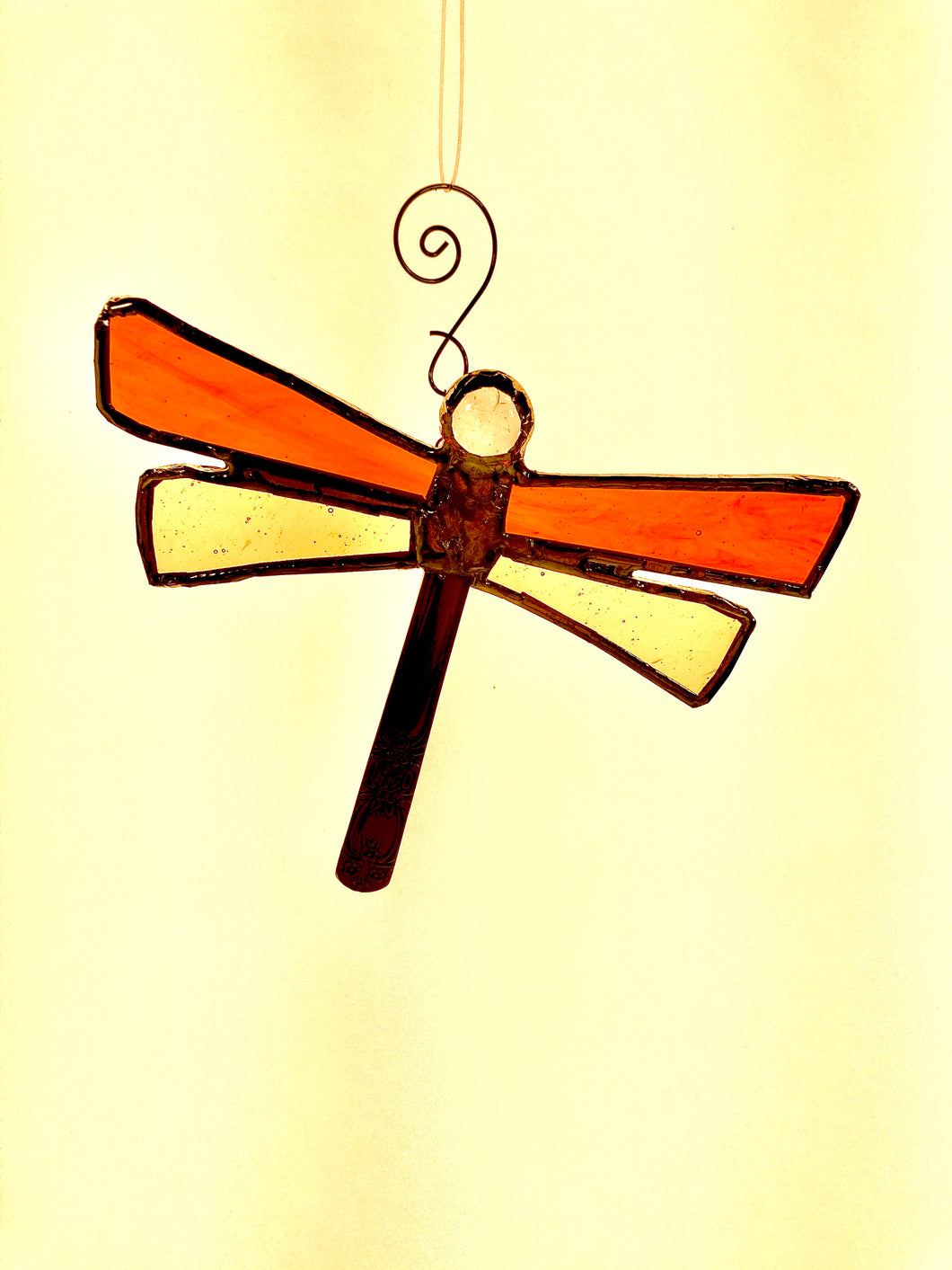 Orange and Yellow Dragonfly