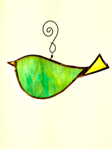 Green Teal Bird