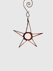 White Star with Clear Middle