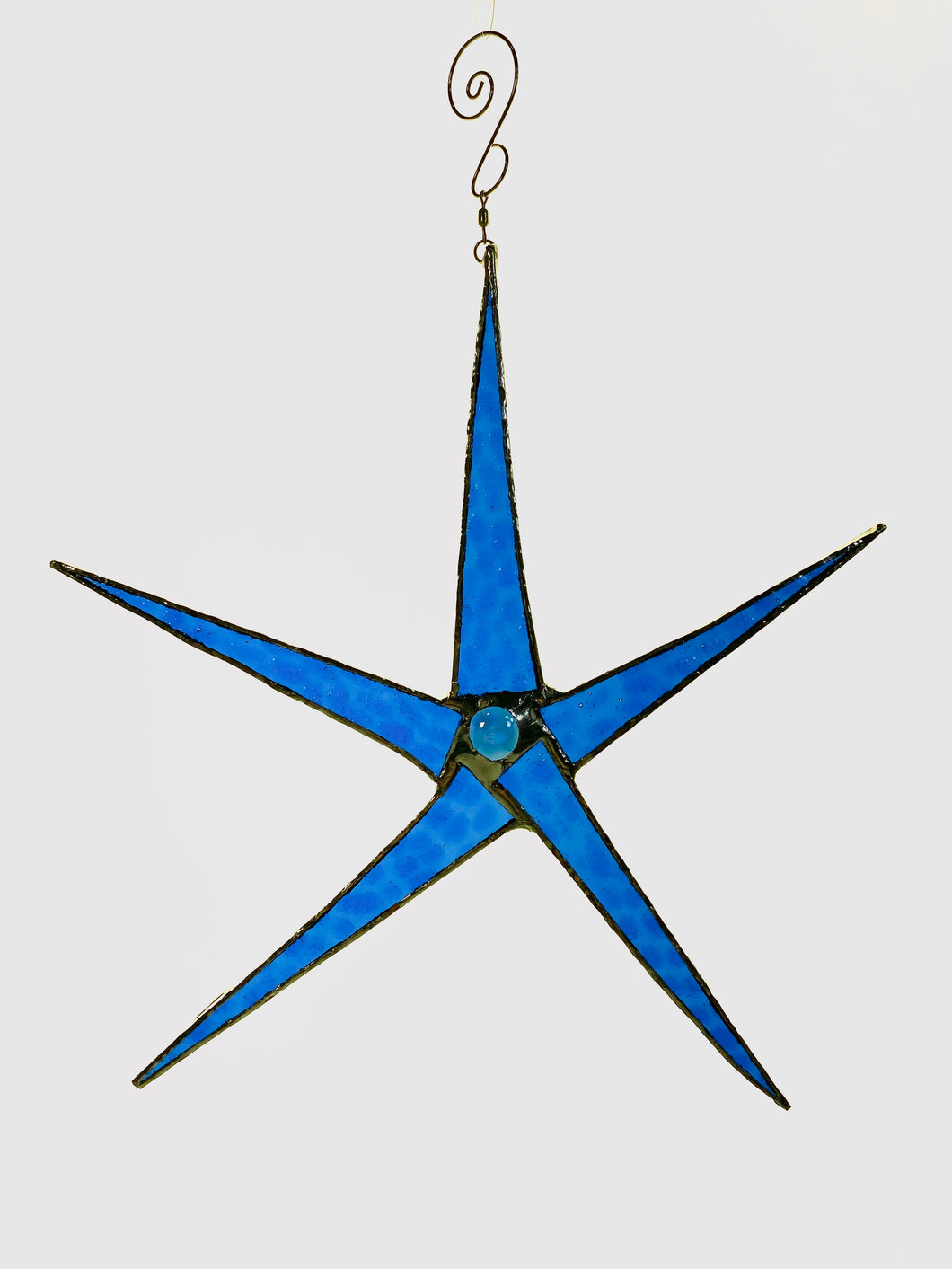 Textured Blue Star
