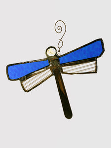 Blue and Clear Dragonfly